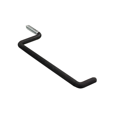 Crawford Crawford 7 in. L Vinyl Coated Black Steel Large Ladder Hook 50 lb. cap. 1 pk SH11-25